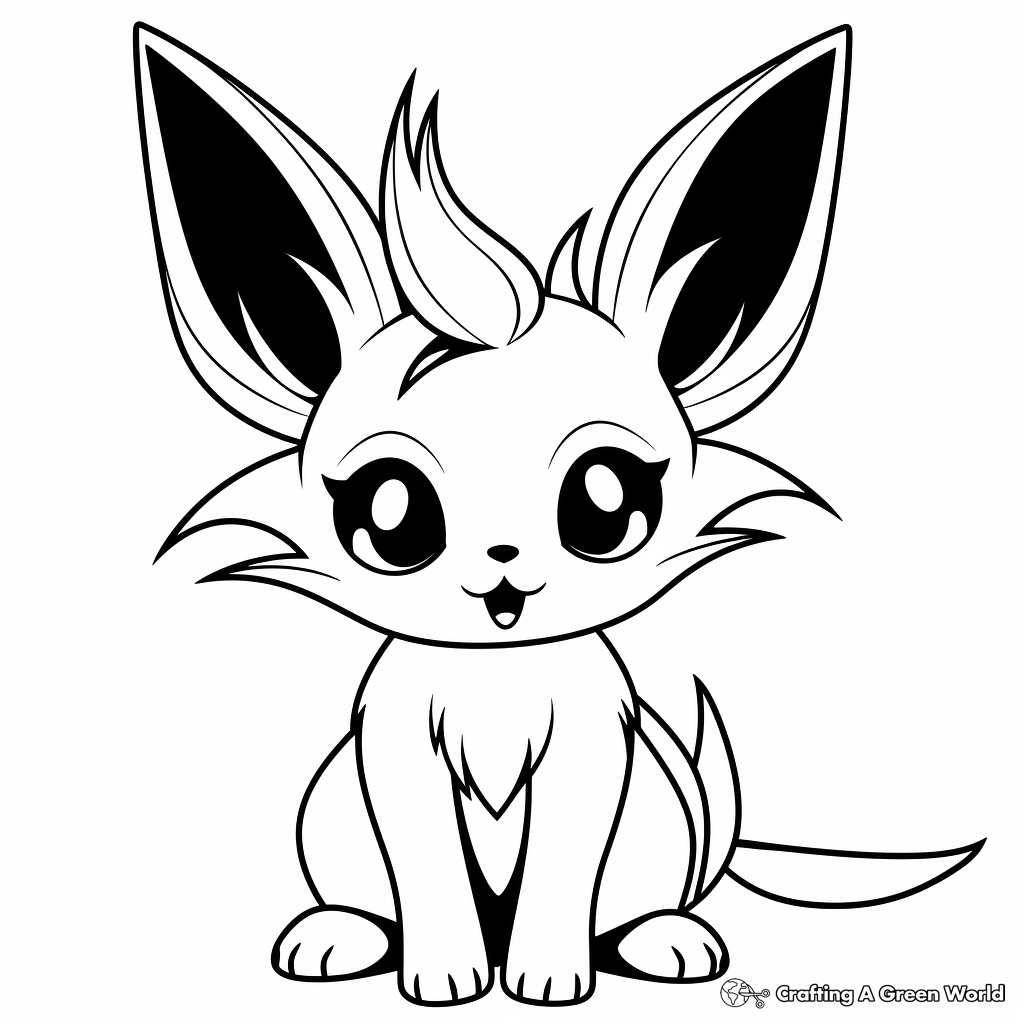 coloring pages of eevee coloring pages of eevee
