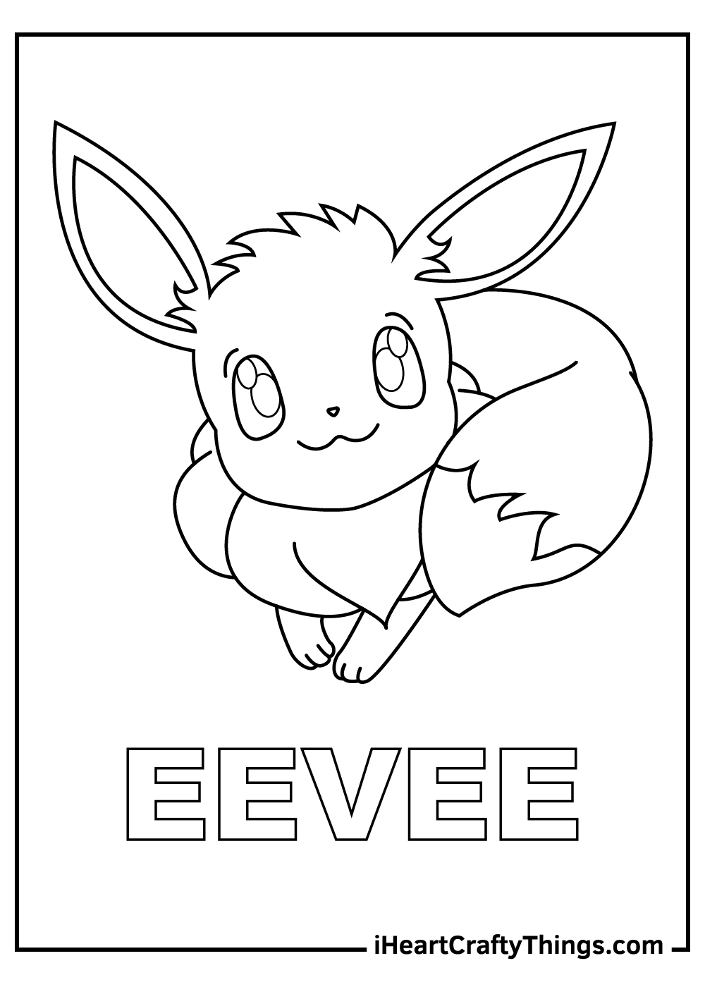 Eevee Pokemon Coloring Pages 100 Free Printables Eevee Pokemon Coloring Pages 100 Free Printables