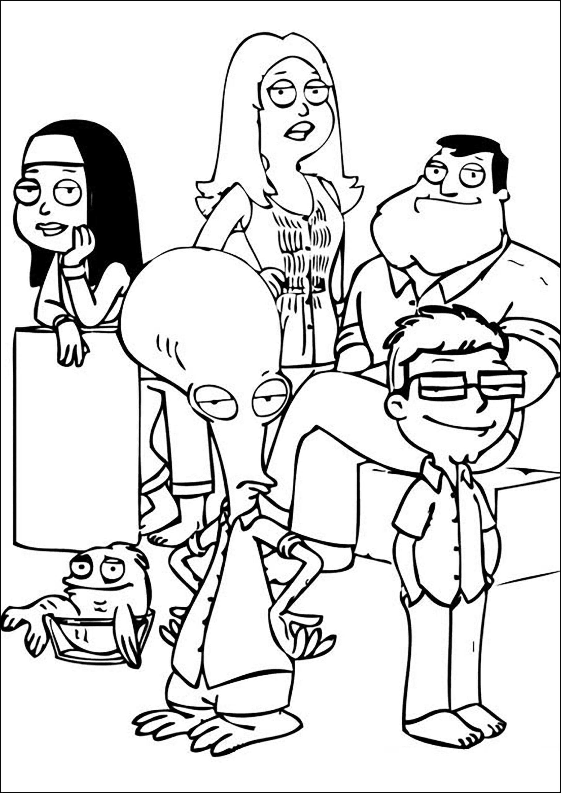 Family Guy For Children Family Guy Coloring Pages