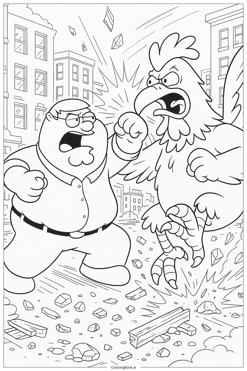 family guy coloring pages