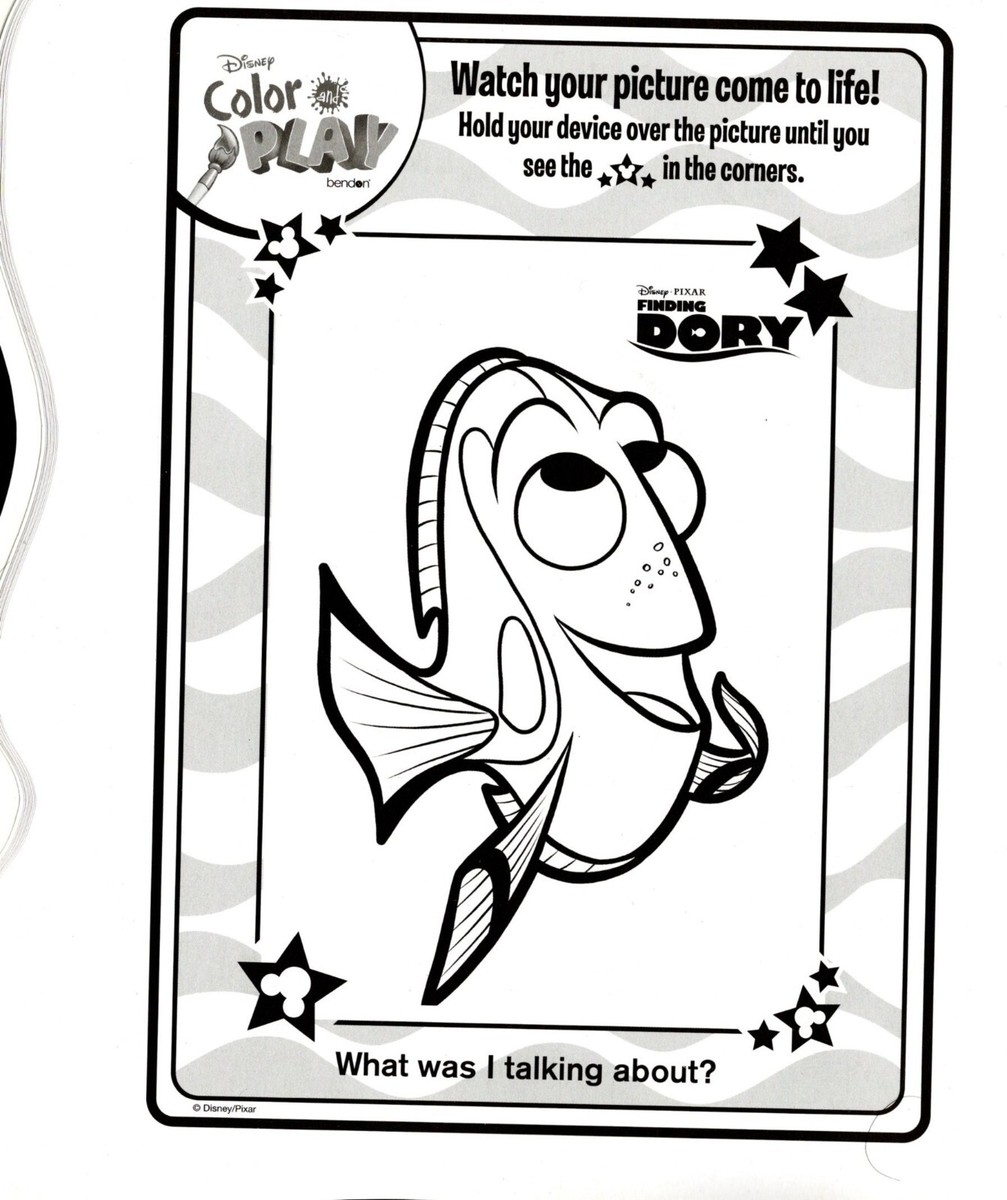 Finding Dory Coloring Activity Book Color And Play Includes Stickers EBay