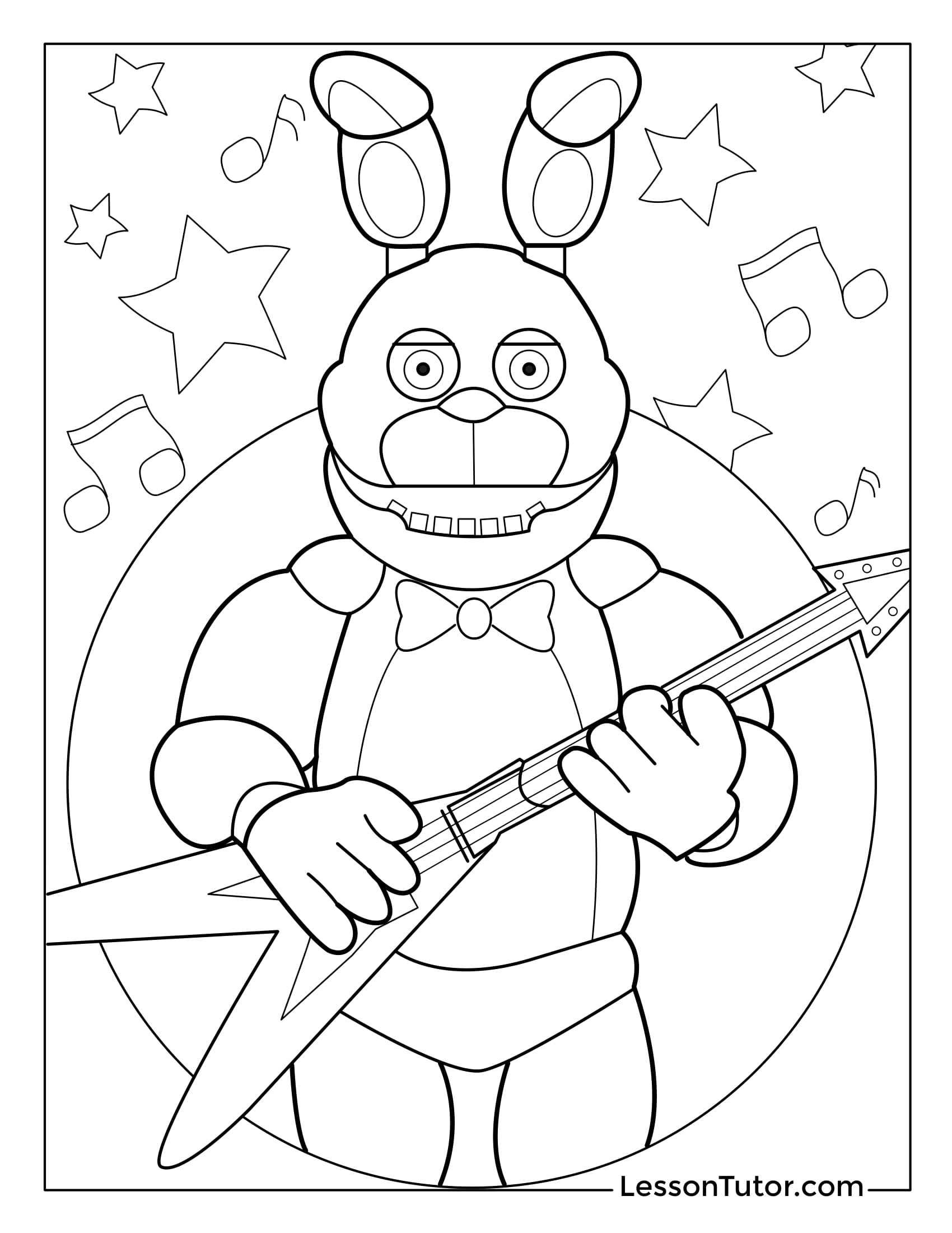 Five Nights At Freddy s Coloring Pages Lesson Tutor Five Nights At Freddy s Coloring Pages Lesson Tutor