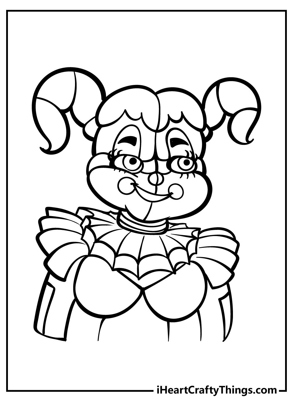 five nights coloring pages