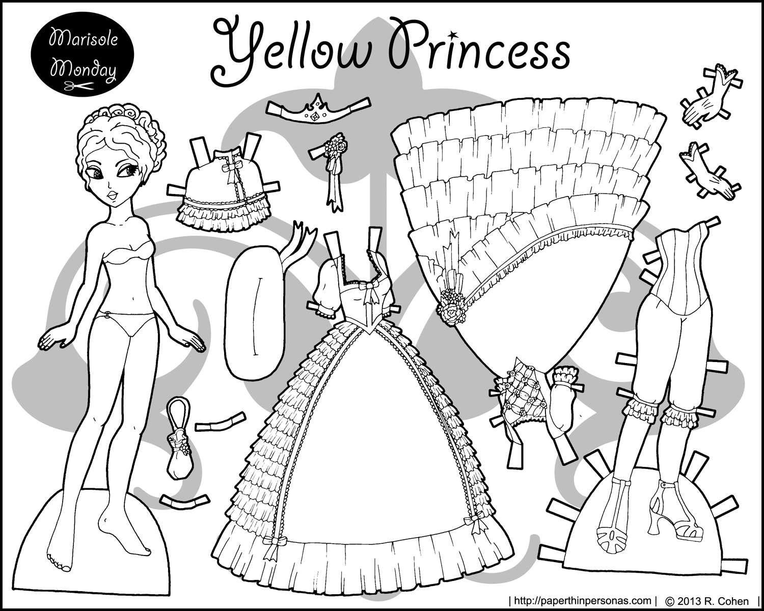coloring pages of dolls