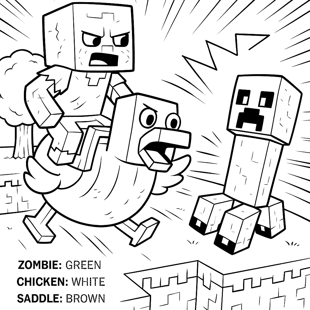 Free Chicken Jockey Coloring Page Generator 12 Chicken Jockey Coloring Page To Download Free Chicken Jockey Coloring Page Generator 12 Chicken Jockey Coloring Page To Download