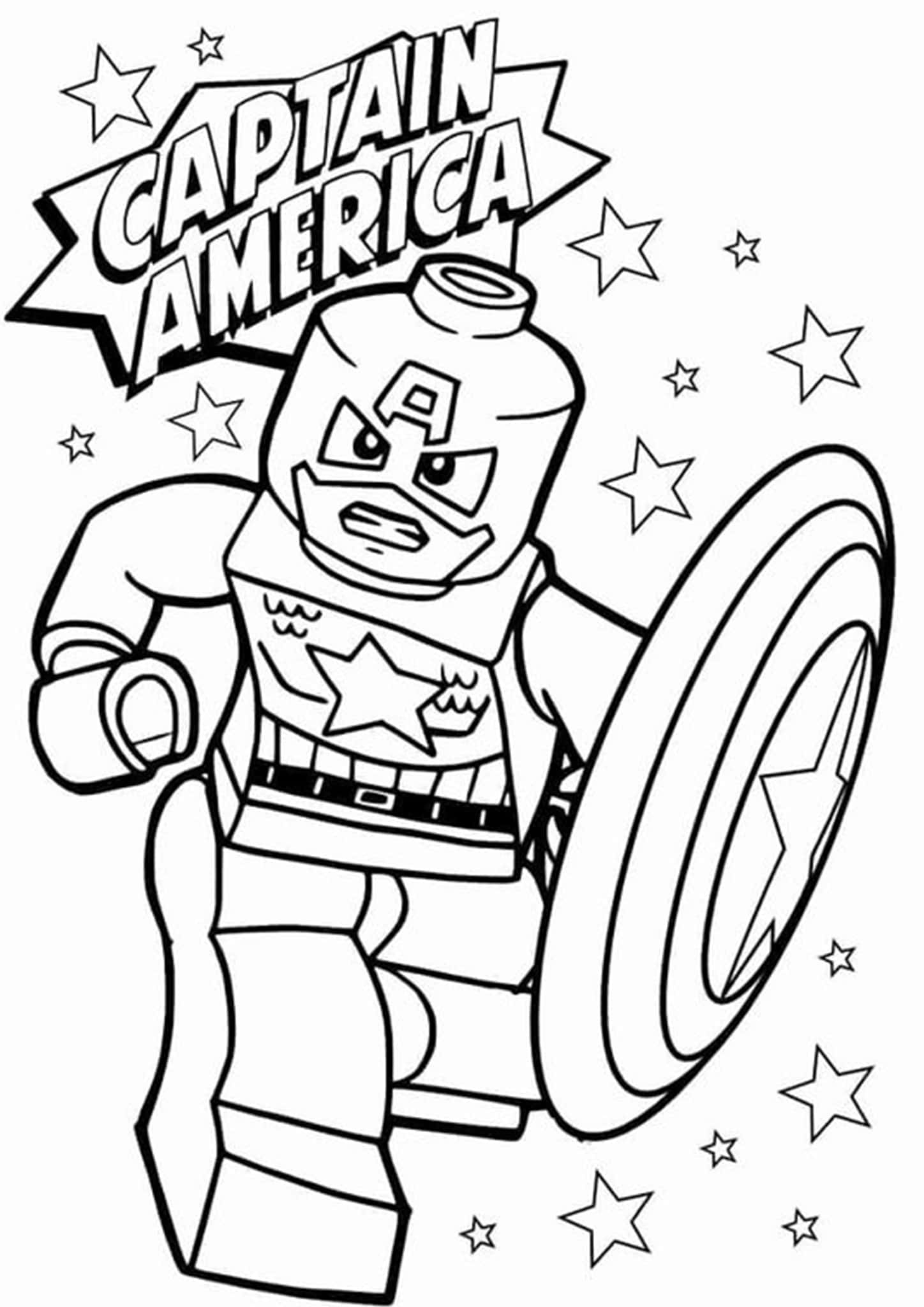 Free Easy To Print Captain America Coloring Pages Tulamama