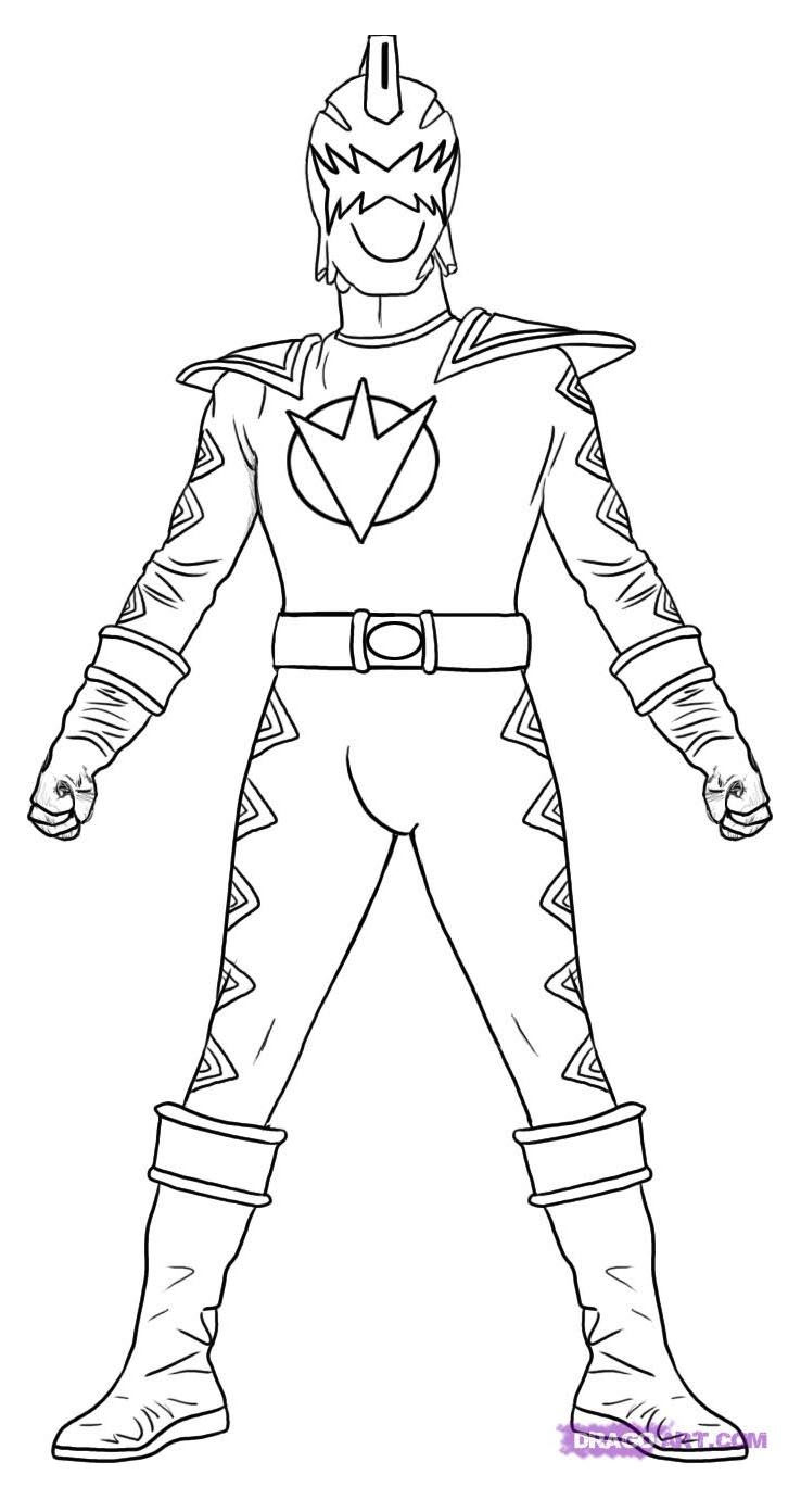 Free Power Rangers Drawing To Download And Color Power Rangers Coloring Pages
