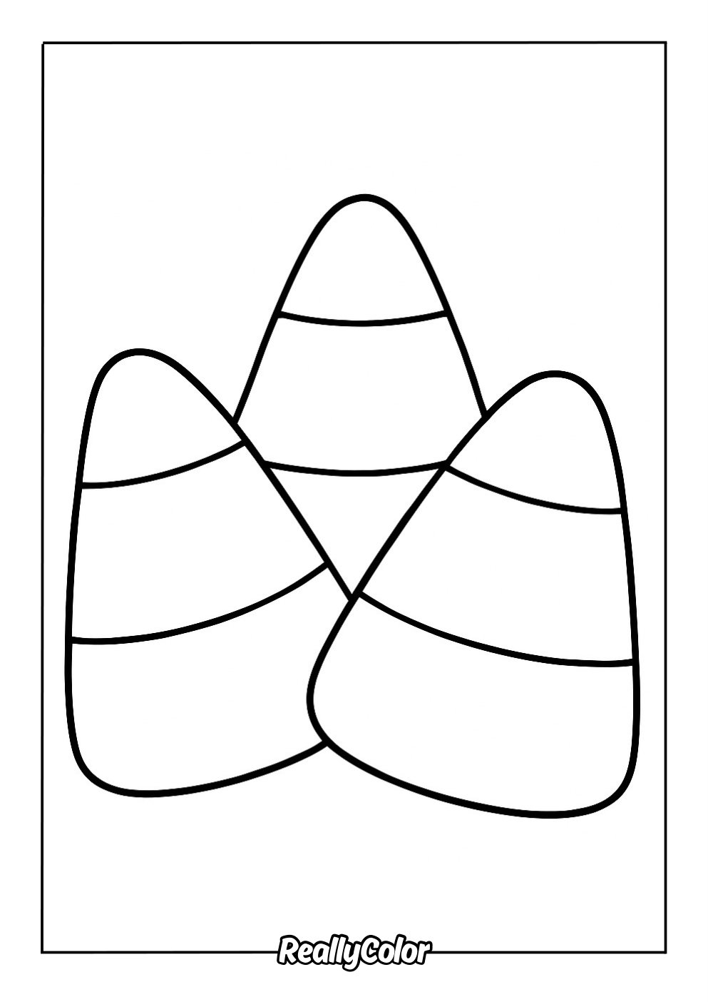 Free Printable Candy Corn Coloring Pages Free Printable Candy Corn Coloring Pages