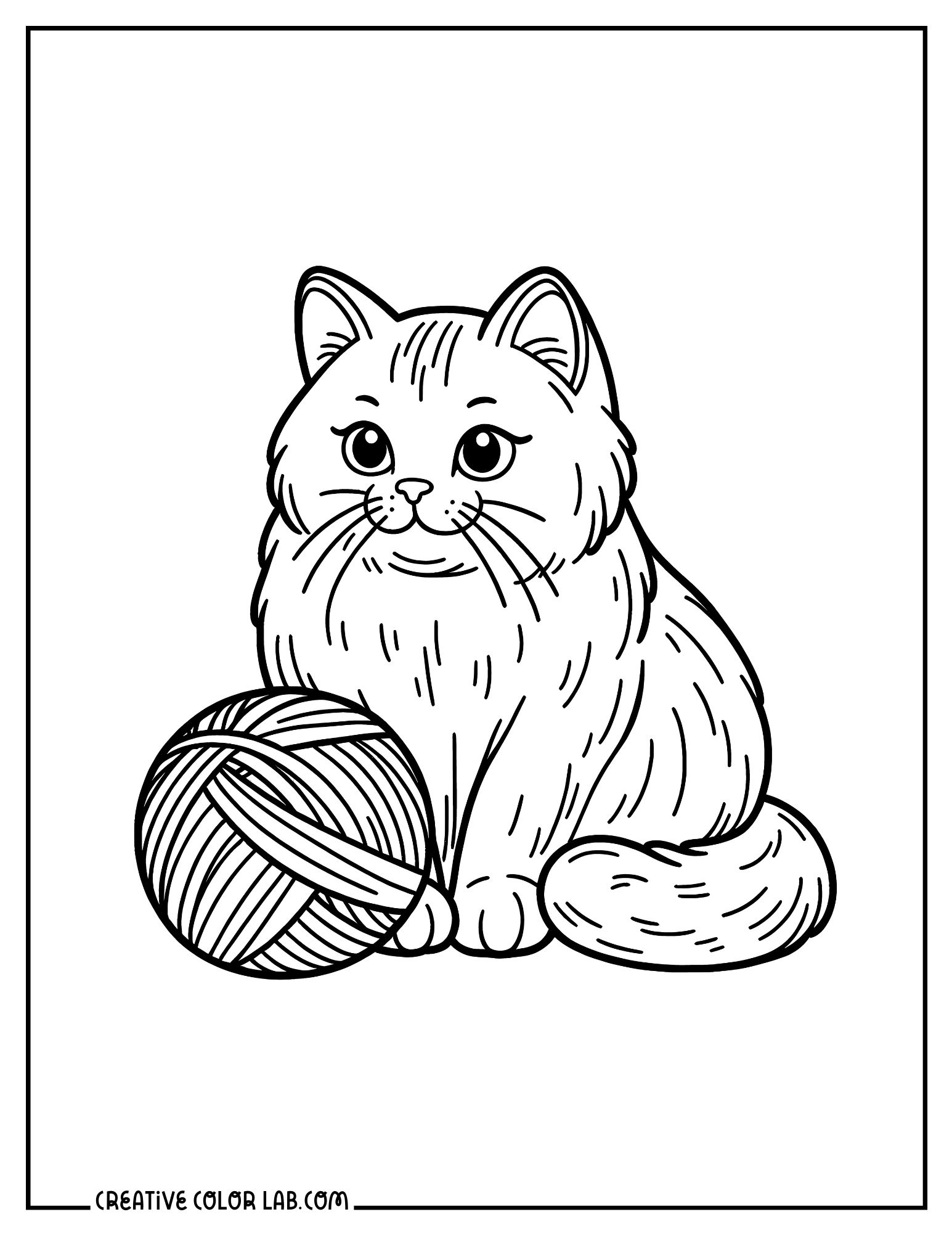 Free Printable Cat Coloring Pages Free Printable Cat Coloring Pages