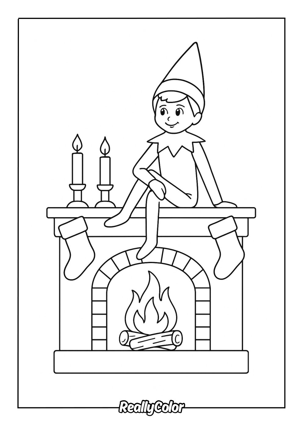 elf on the shelf coloring pages elf on the shelf coloring pages
