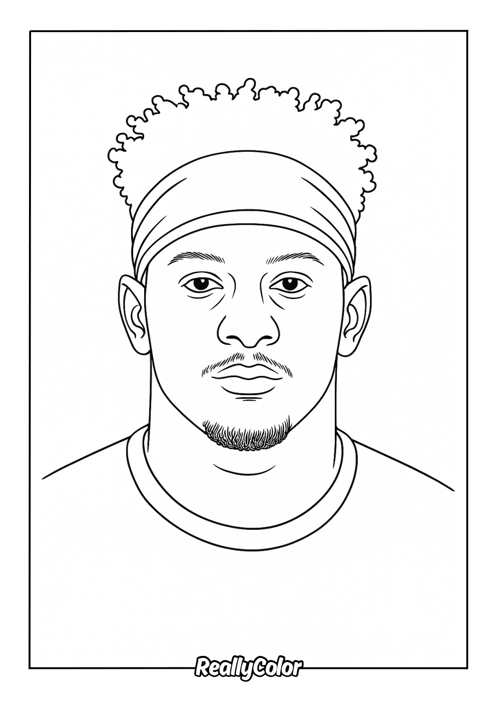 Free Printable Patrick Mahomes Coloring Pages
