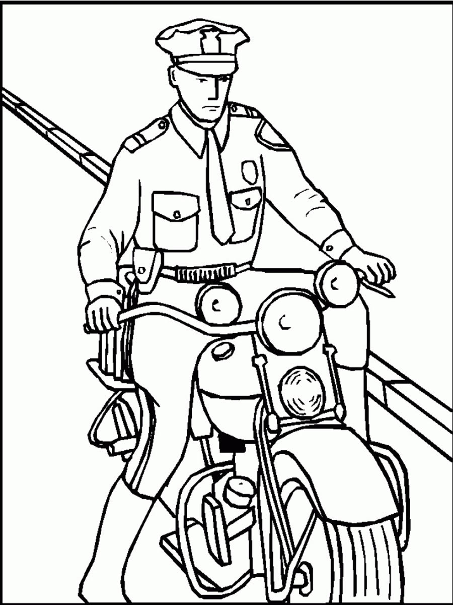 Free Printable Policeman Coloring Pages For Kids Free Printable Policeman Coloring Pages For Kids