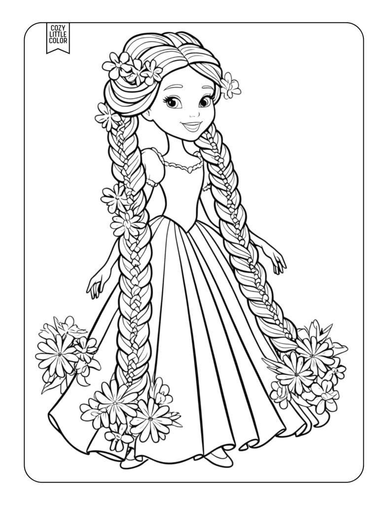 printable princess coloring pages