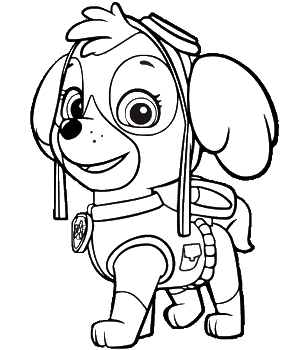 Free Valentine s Day Coloring Sheets Paw Patrol Coloring Pages Skye 669881 Clipart Library Mess Free Markers