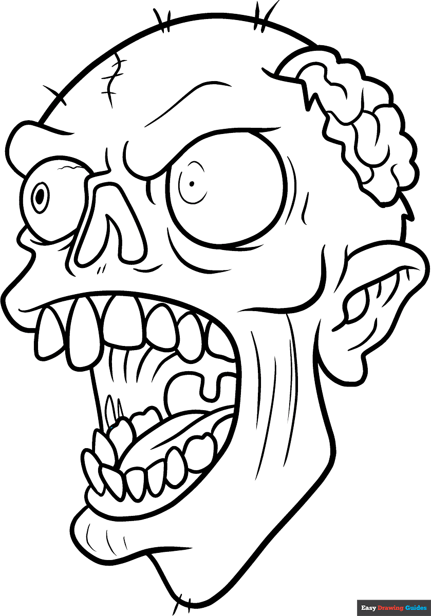 Free Zombies Coloring Pages For Kids 10 Printable Sheets Free Zombies Coloring Pages For Kids 10 Printable Sheets