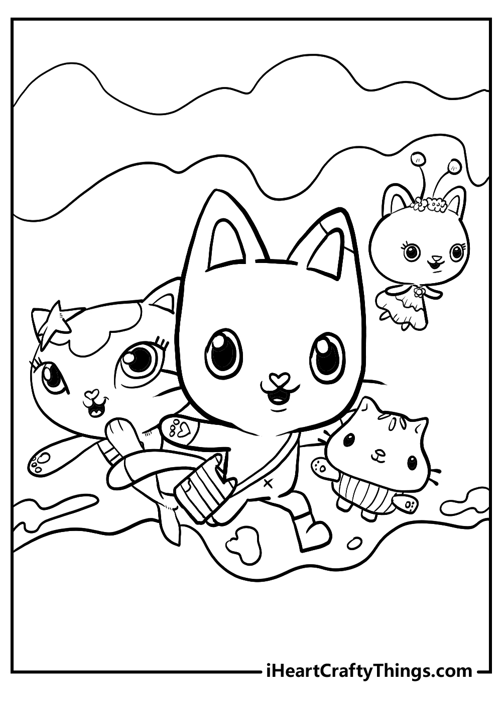 Gabby s Dollhouse Coloring Pages 15 Free PDF Printables 