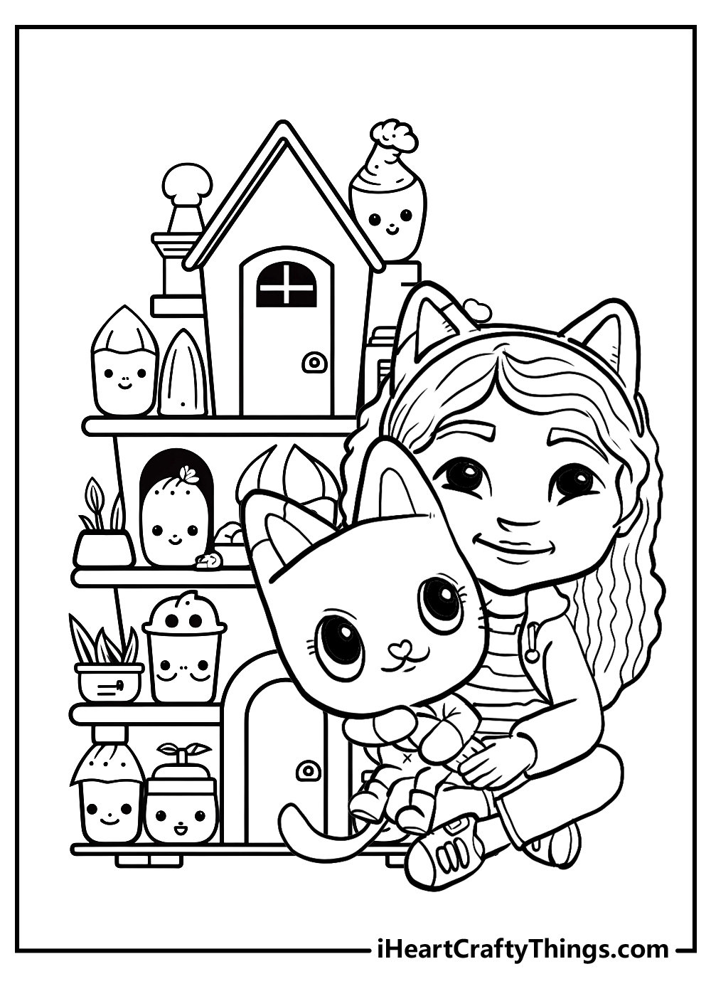 Gabby s Dollhouse Coloring Pages 15 Free PDF Printables Gabby s Dollhouse Coloring Pages 15 Free PDF Printables