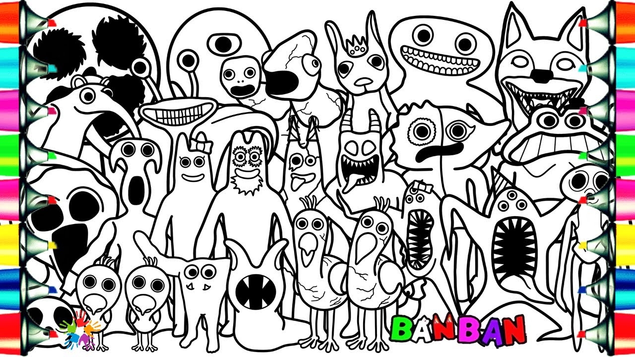 Garten Of Banban 1 2 3 4 5 6 7 8 Coloring Pages Size Comparison Of Garten Of Banban NCS YouTube Garten Of Banban 1 2 3 4 5 6 7 8 Coloring Pages Size Comparison Of Garten Of Banban NCS YouTube