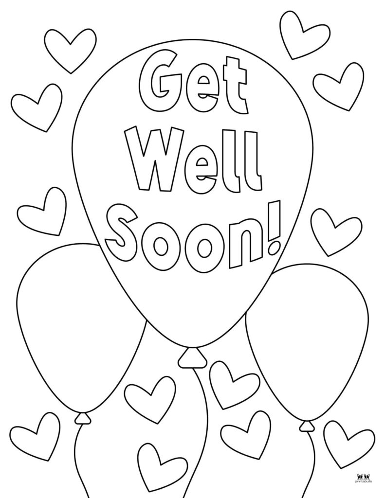 Get Well Soon Coloring Pages 15 FREE Pages Printabulls Get Well Soon Coloring Pages 15 FREE Pages Printabulls