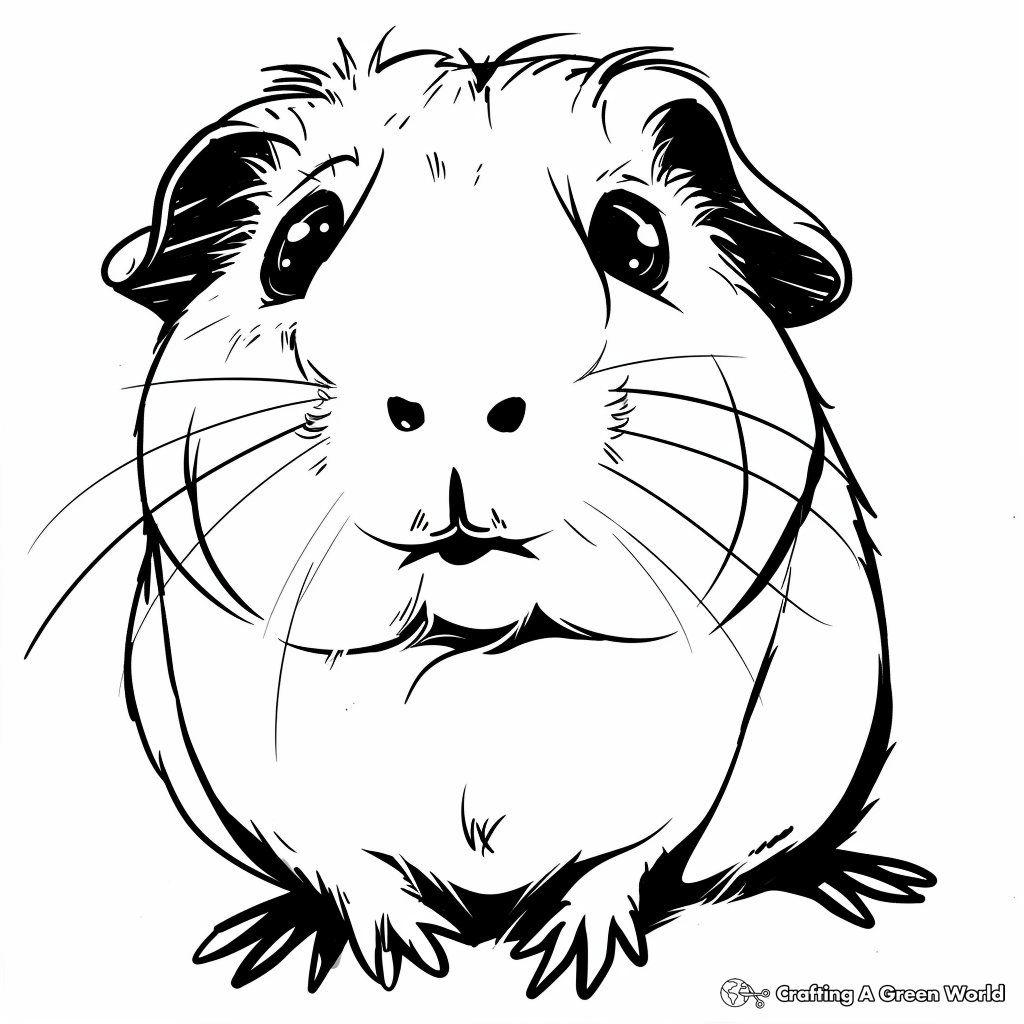 Guinea Pig Coloring Pages Free Printable Guinea Pig Coloring Pages Free Printable