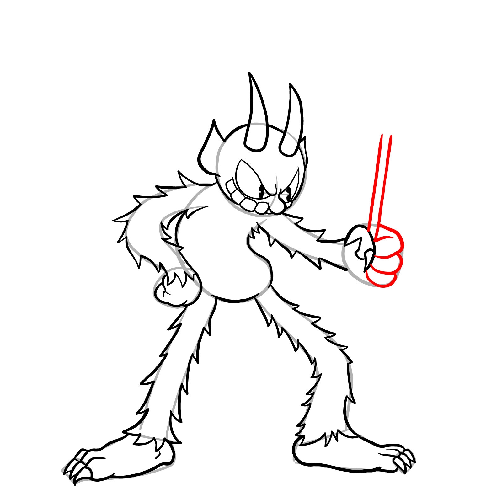 devil coloring page cuphead devil coloring page cuphead