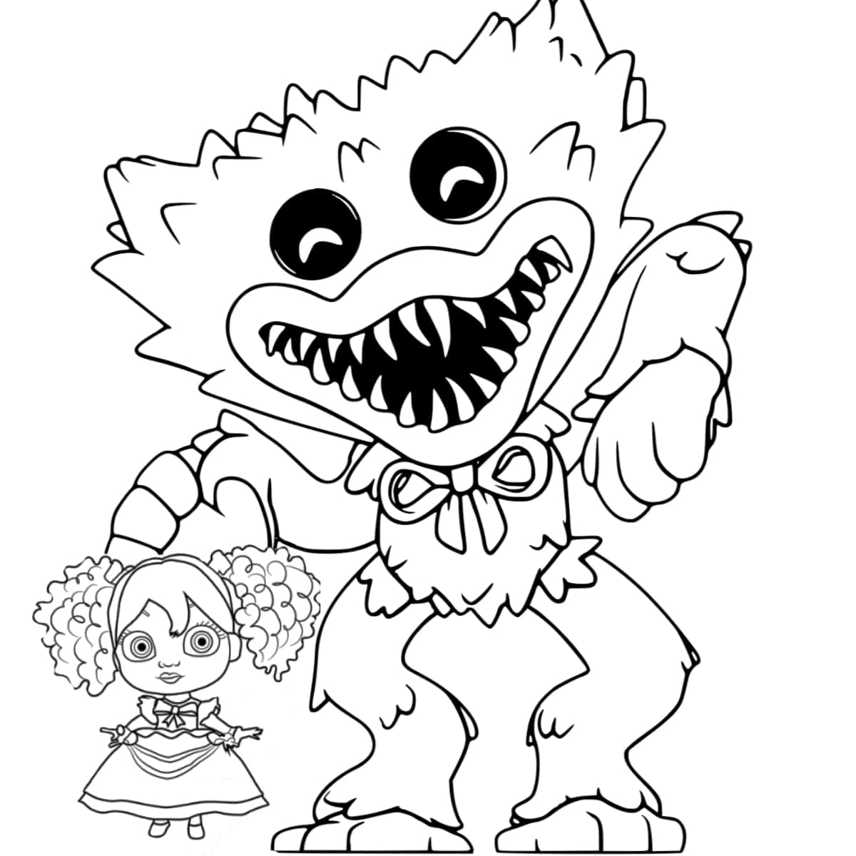 Huggy Wuggy Coloring Pages Artsy Pretty Colors Huggy Wuggy Coloring Pages Artsy Pretty Colors