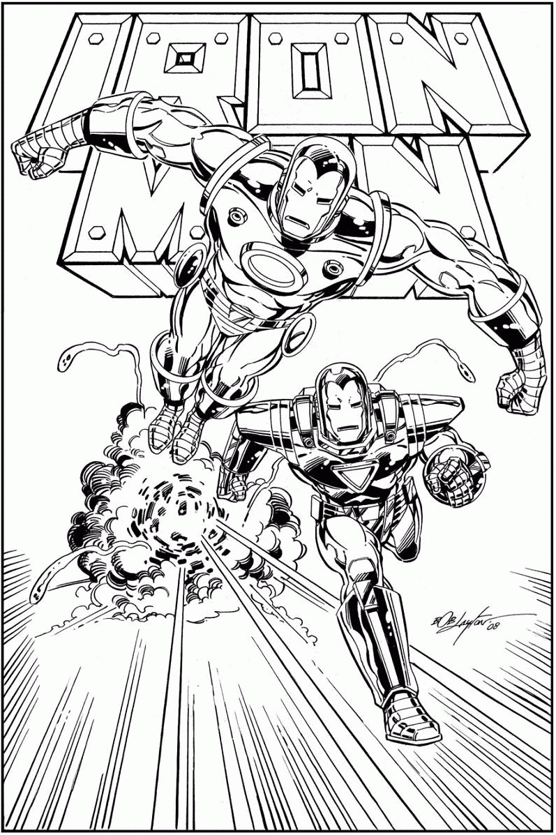 Iron Man Coloring Page For Kids Iron Man Coloring Pages
