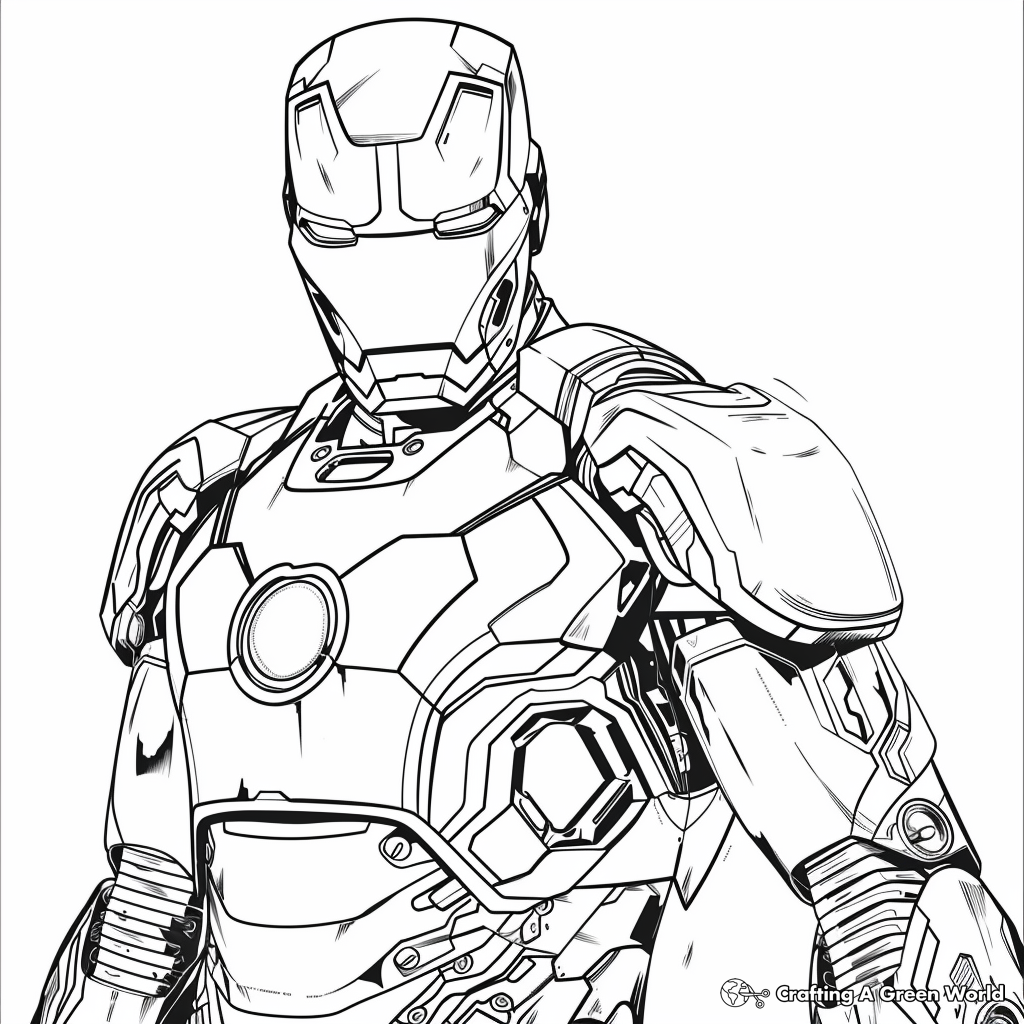 Iron Man Mark 85 Coloring Pages Free Printable Iron Man Mark 85 Coloring Pages Free Printable