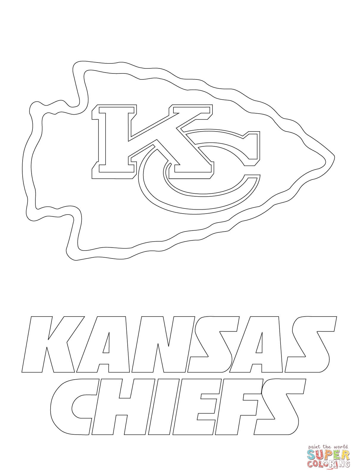 kansas city chiefs coloring pages kansas city chiefs coloring pages