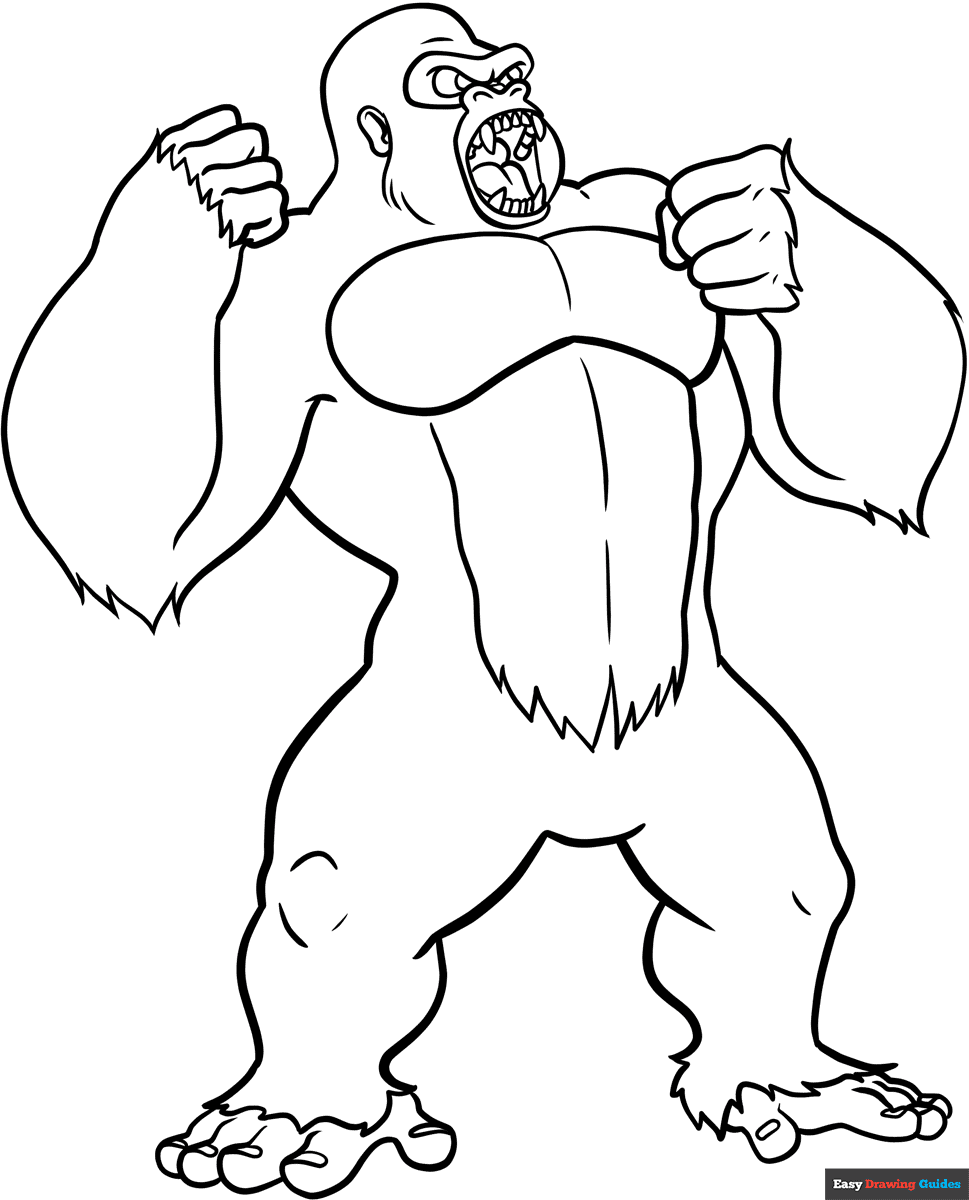 king kong coloring pages king kong coloring pages