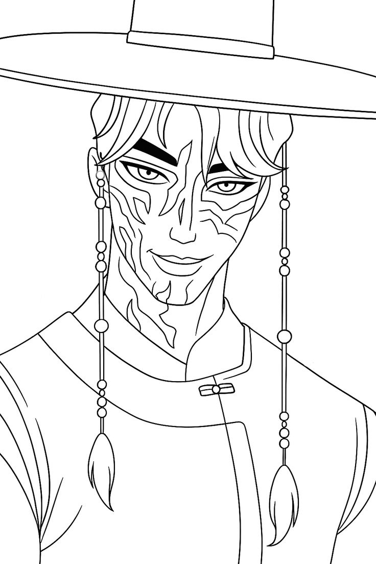 KPop Demon Hunters Coloring Pages