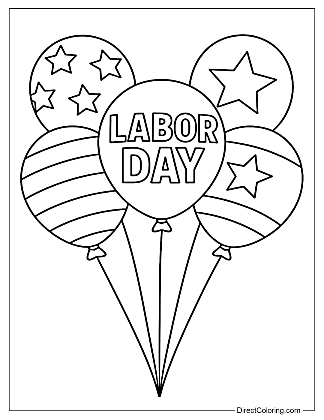 Labor Day Coloring Pages Free PDF To Download And Print