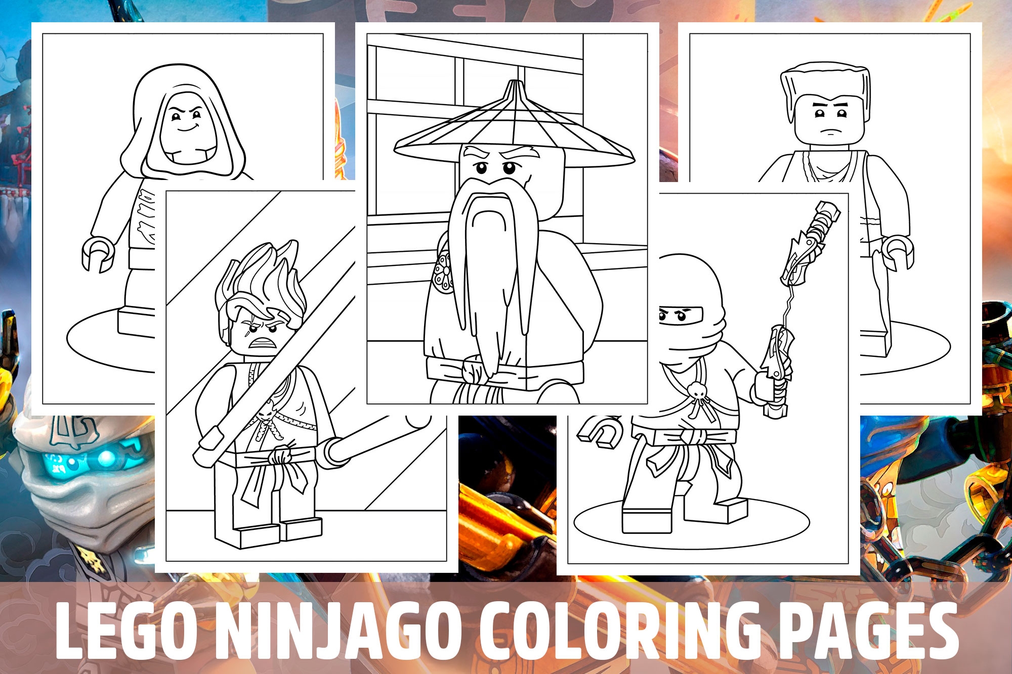 lego ninjago coloring pages
