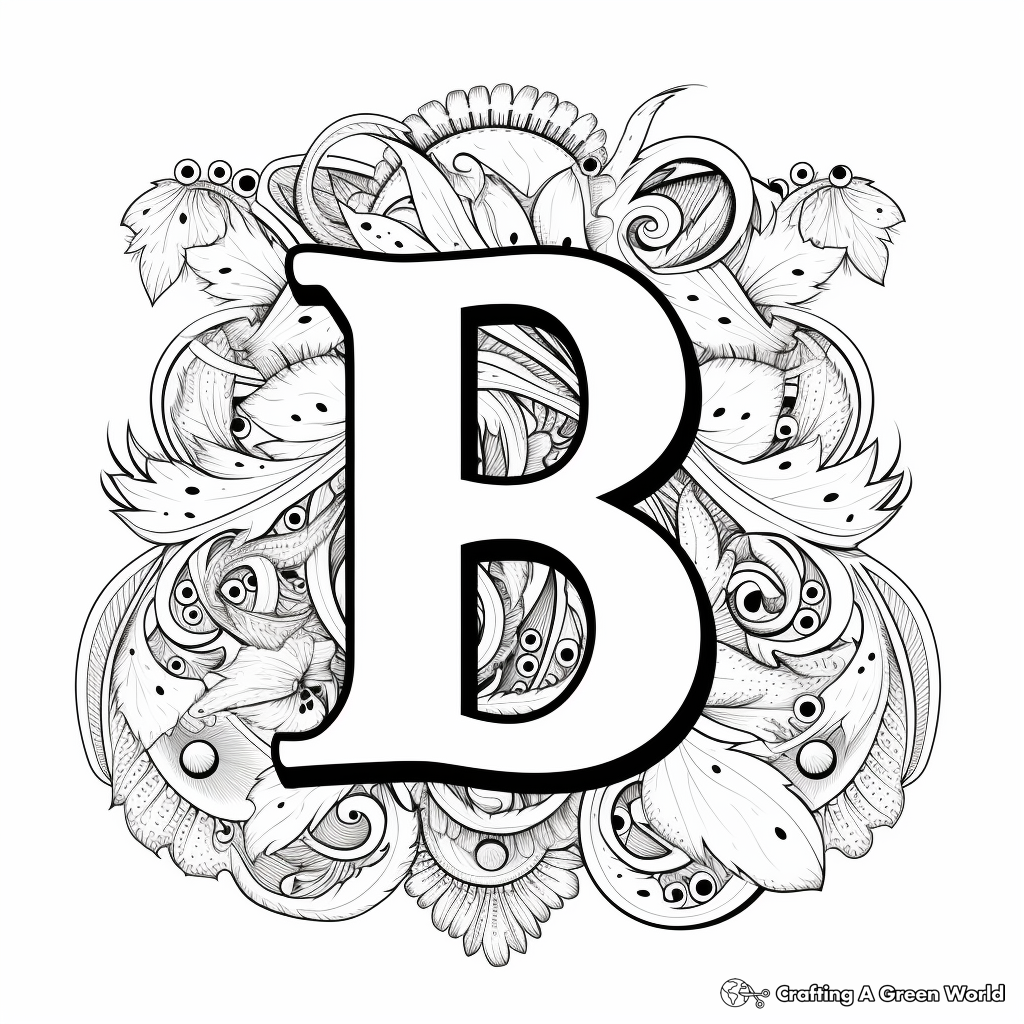 Letter B Coloring Pages Free Printable Letter B Coloring Pages Free Printable