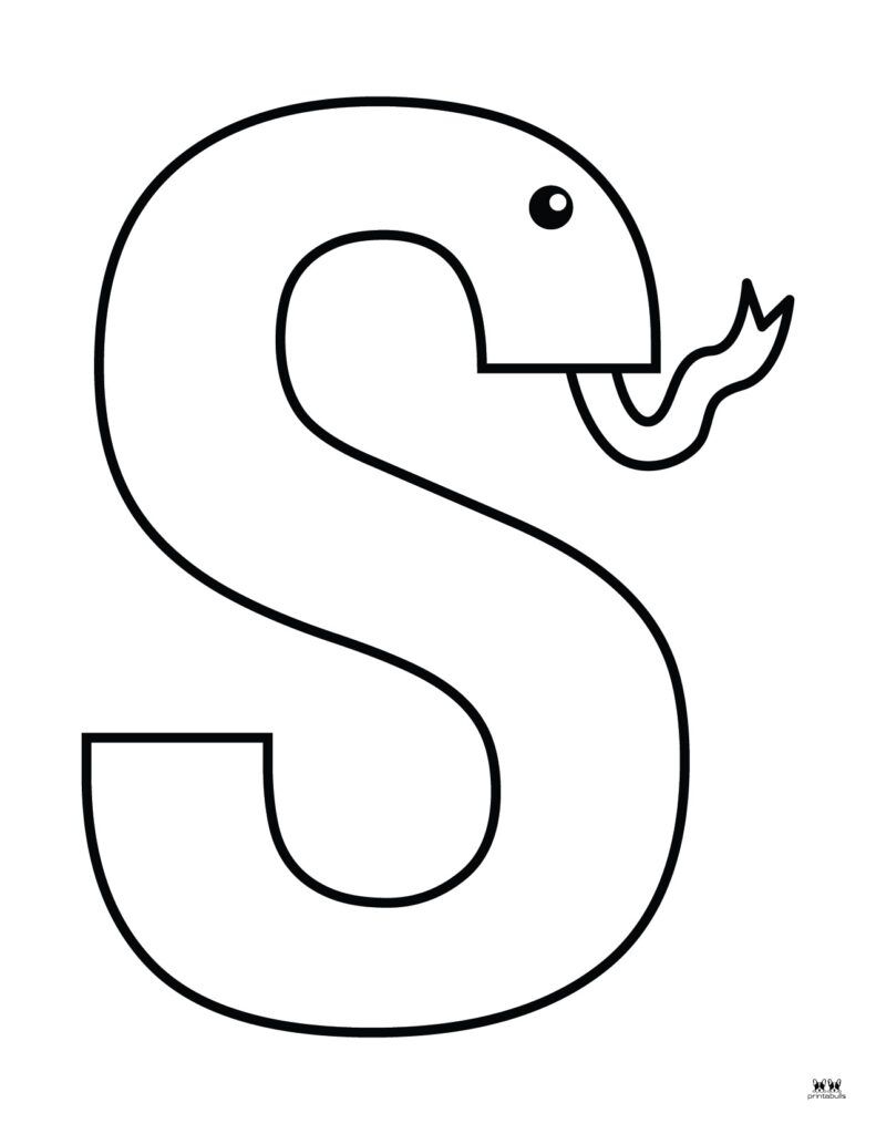 letter s coloring page letter s coloring page