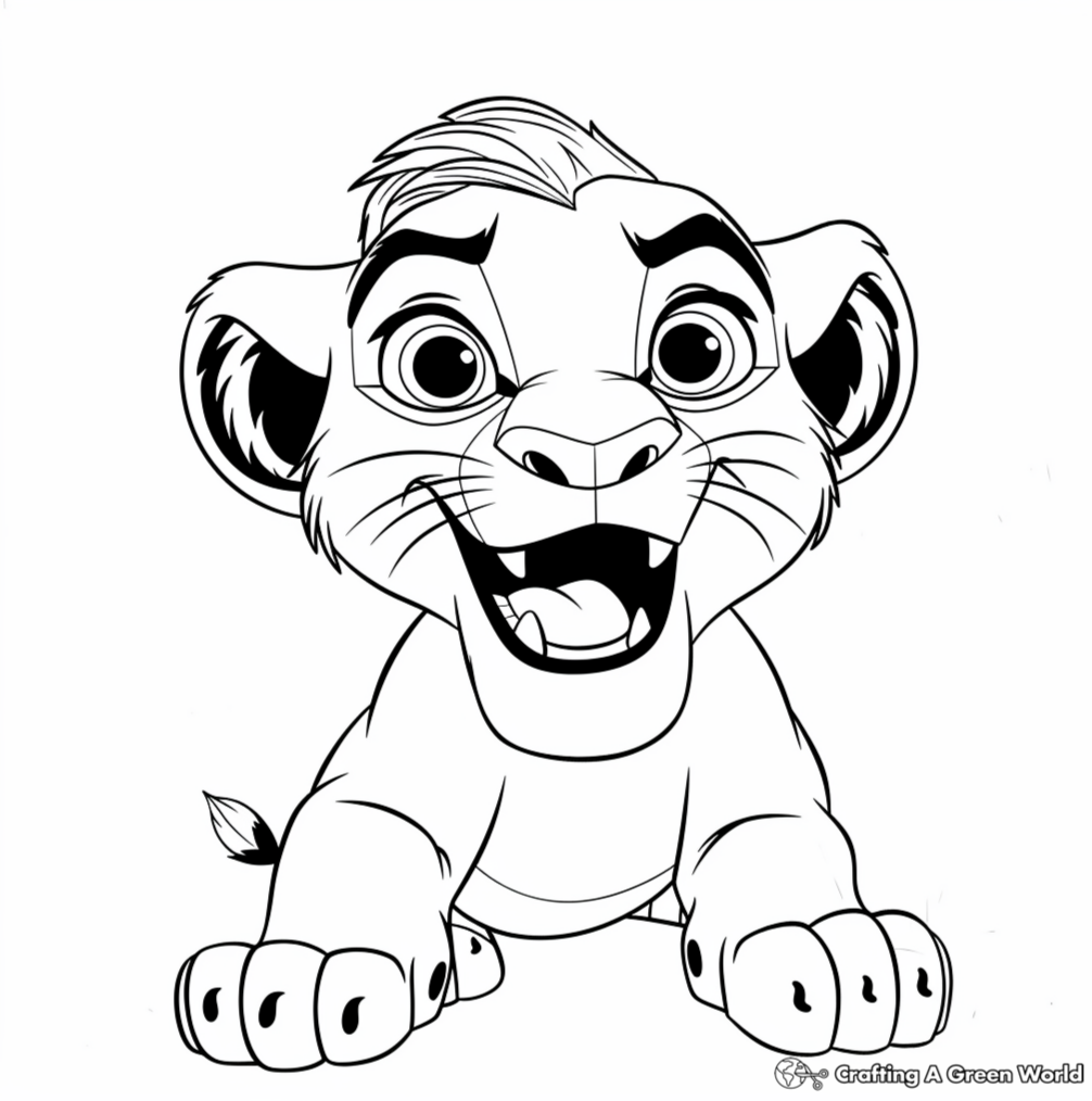 lion guard coloring pages