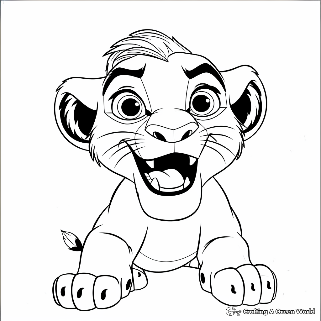 Lion Guard Coloring Pages Free Printable 
