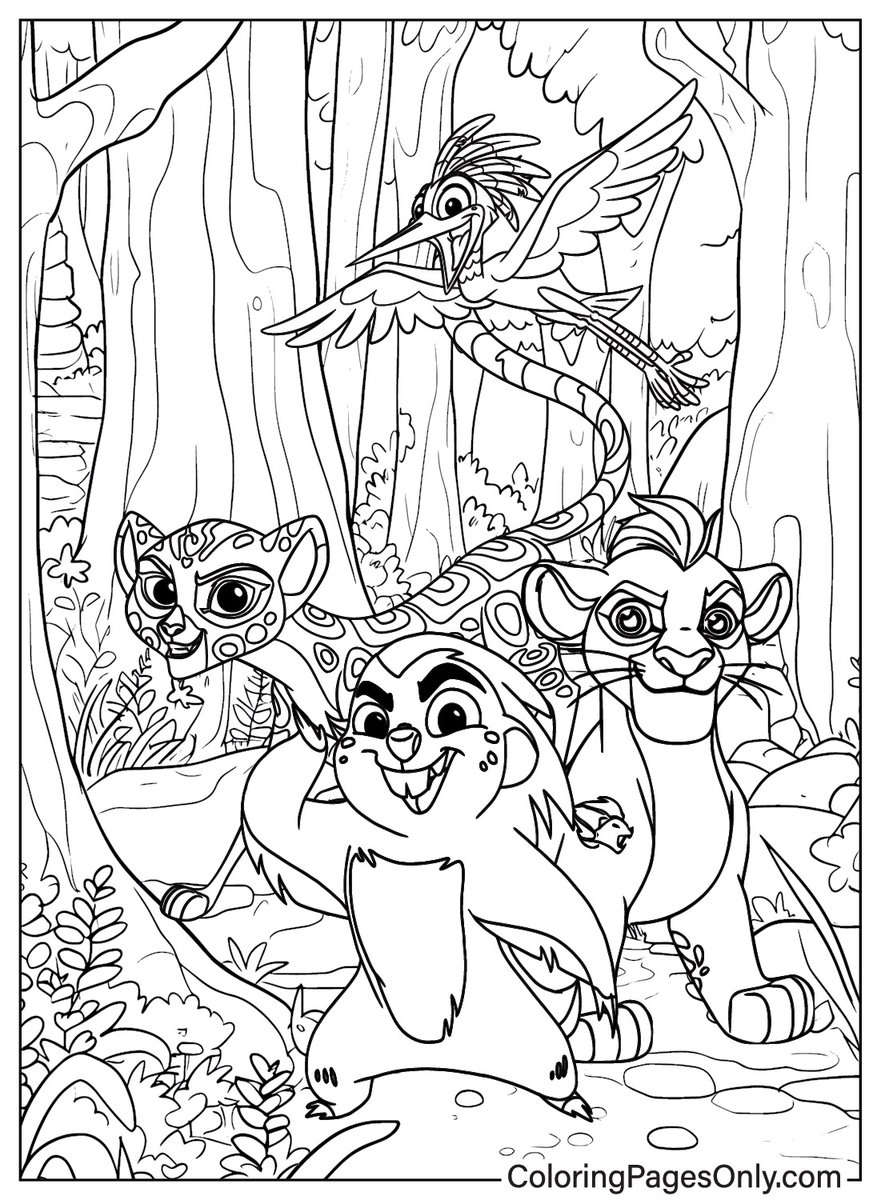  Lion Guard Coloring Pages Https t co jh8ziafvQn lionguard lion disney Coloringpagesonly coloringpages ColoringBook art fanart sketch drawing draw coloring USA trend Trending TrendingNow Twitter TwitterX