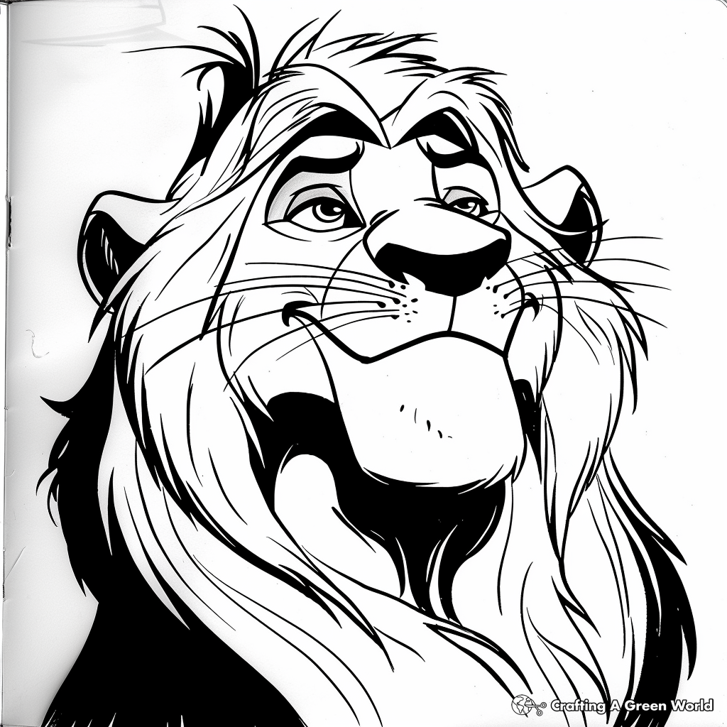 Lion King Coloring Pages Free Printable 