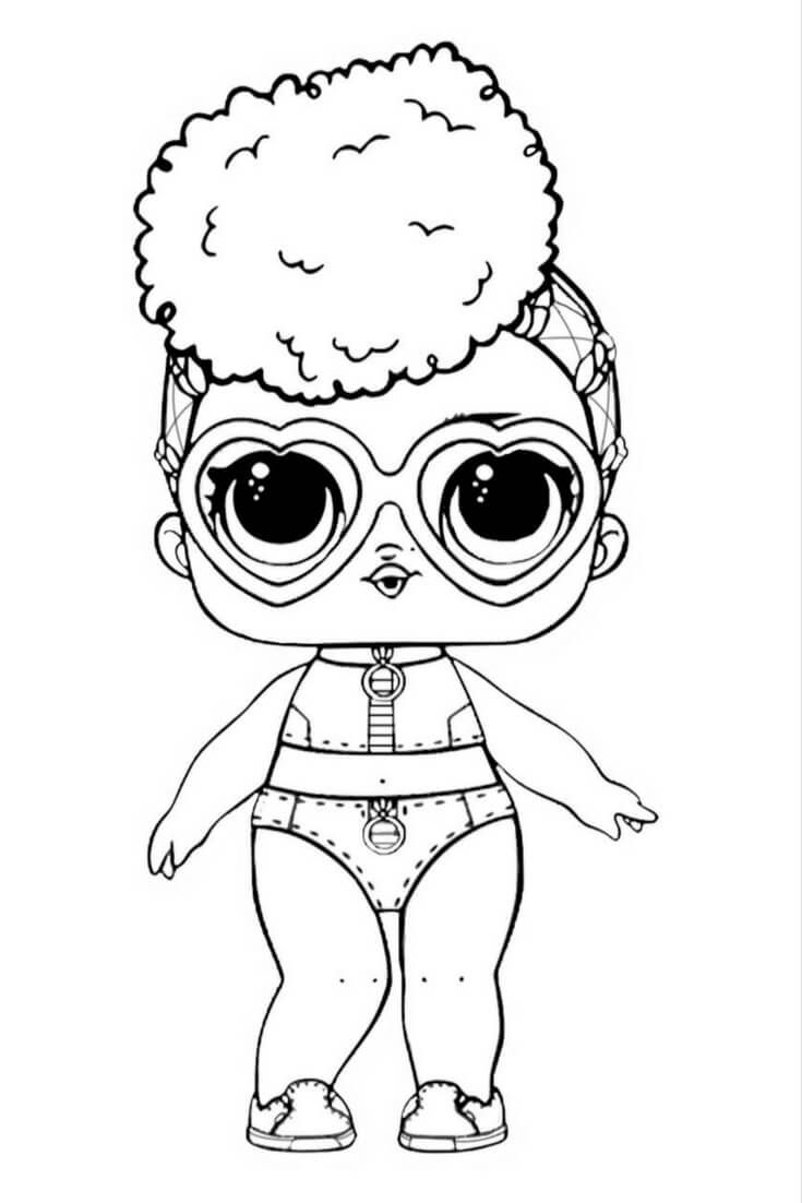 LOL Surprise Coloring Pages Free Printables