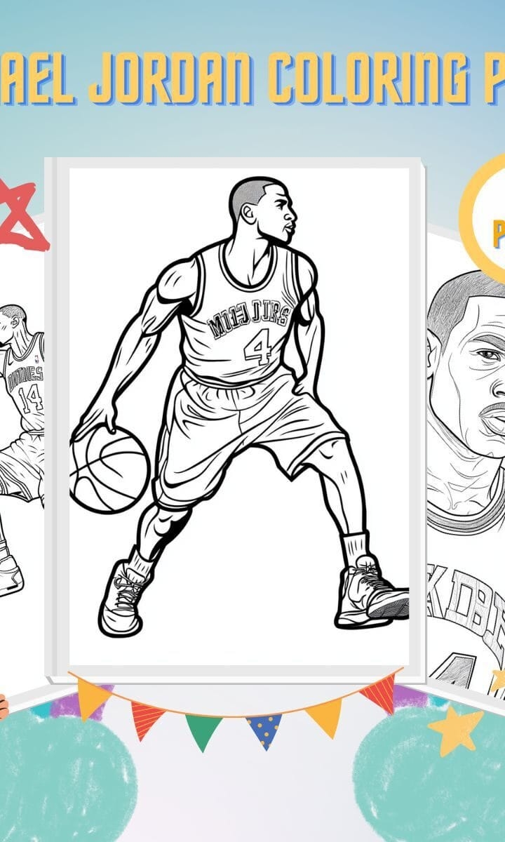 michael jordan coloring pages michael jordan coloring pages