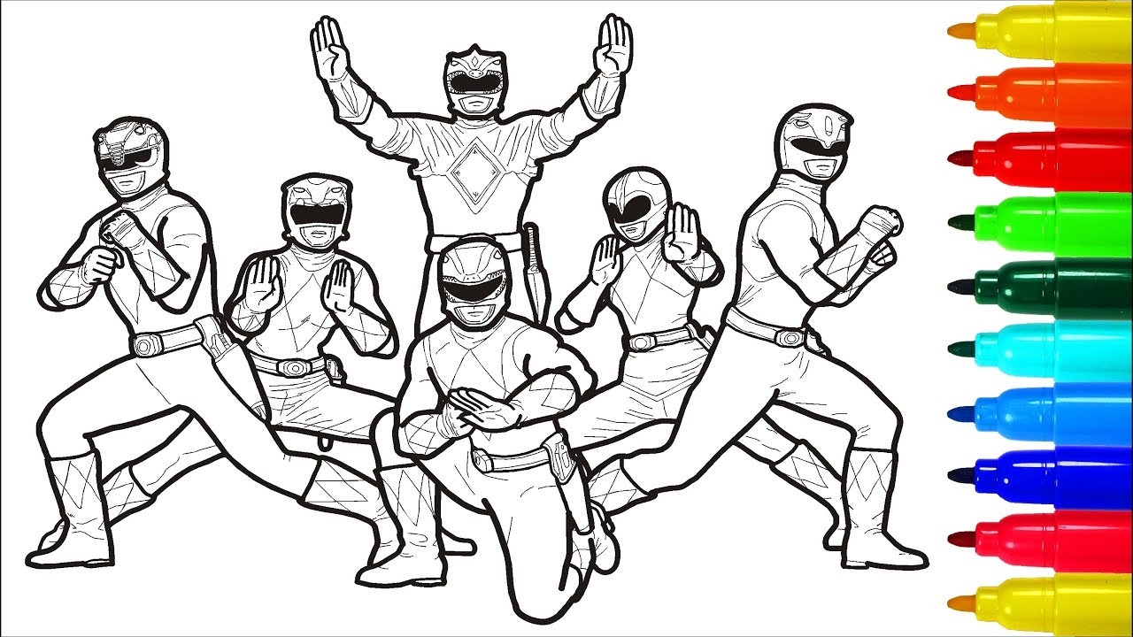 Mighty Morphin Power Rangers Coloring Pages Colouring Pages For Kids YouTube Mighty Morphin Power Rangers Coloring Pages Colouring Pages For Kids YouTube