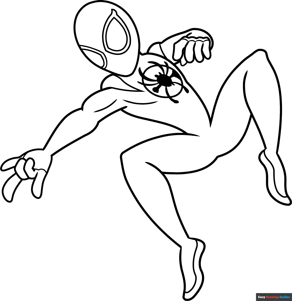Miles Morales Spider Man Coloring Page Easy Drawing Guides Miles Morales Spider Man Coloring Page Easy Drawing Guides