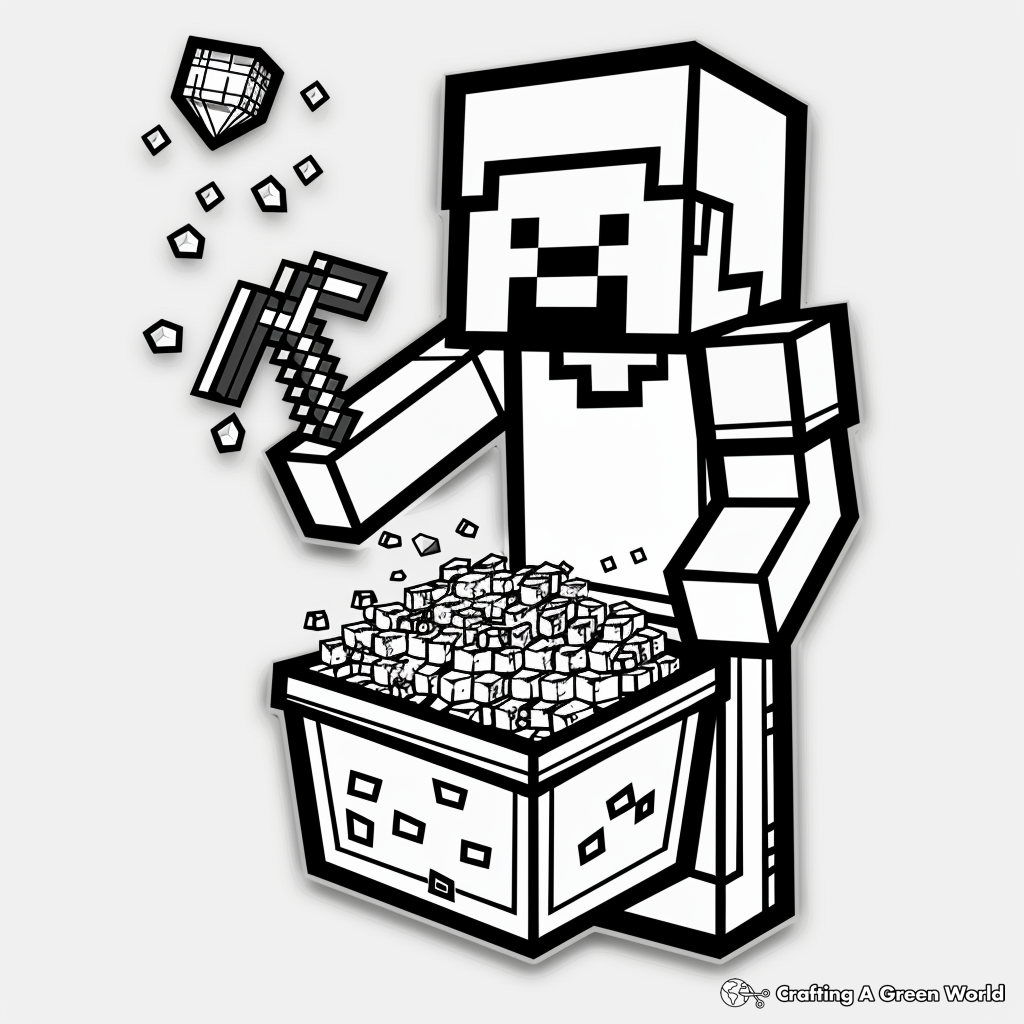 Minecraft Steve Coloring Pages Free Printable Minecraft Steve Coloring Pages Free Printable