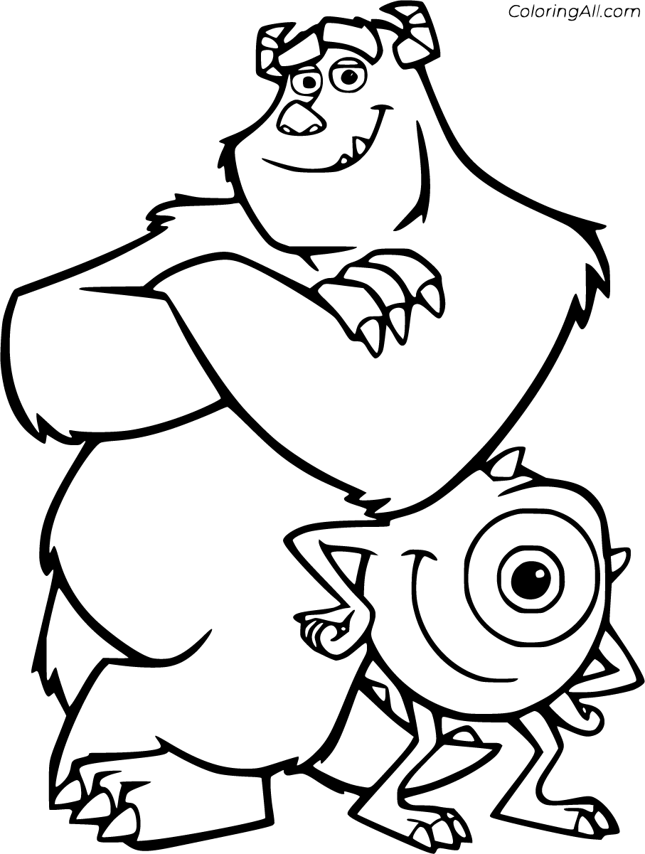 Monsters Inc Coloring Pages 44 Free Printables ColoringAll