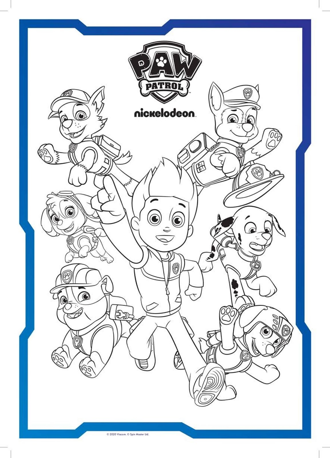 NickALive PAW Patrol Coloring In Sheets Nick Jr Color NickALive PAW Patrol Coloring In Sheets Nick Jr Color