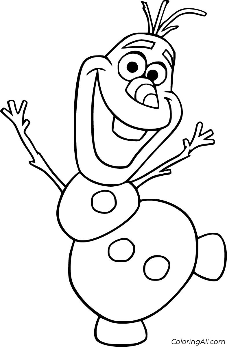 Olaf Coloring Pages 44 Free Printables ColoringAll Olaf Coloring Pages 44 Free Printables ColoringAll