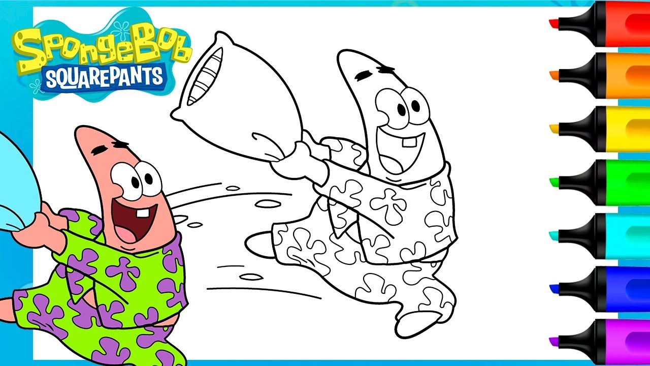 spongebob and patrick coloring pages