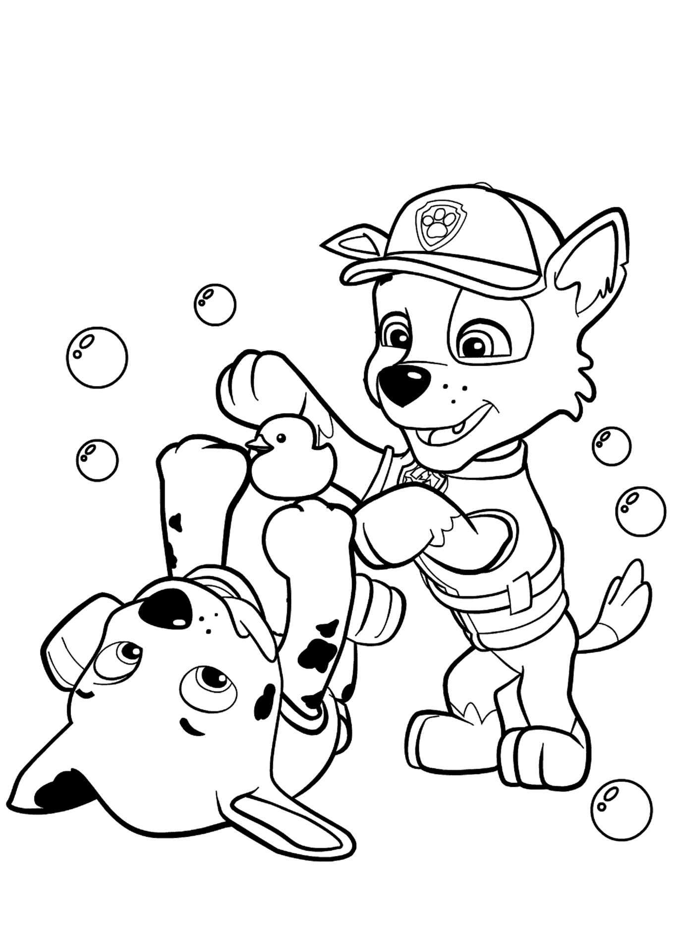 Paw Patrol Rocky And Marshall Coloring Page Free Printable Paw Patrol Rocky And Marshall Coloring Page Free Printable