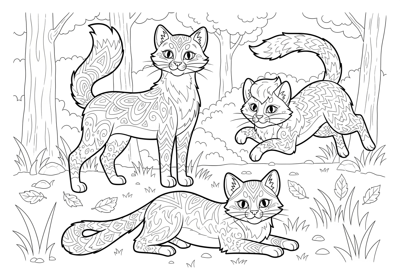 coloring pages warrior cats